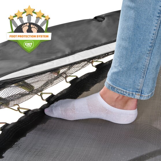 EXIT Allure Premium trampoline ø366cm - black