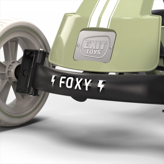 EXIT Foxy gokart dla dzieci zielony | gokart pedałowy od 2 lat