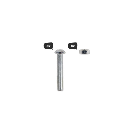 EXIT screw set frame pool 220x150x65cm / 300x200x65cm