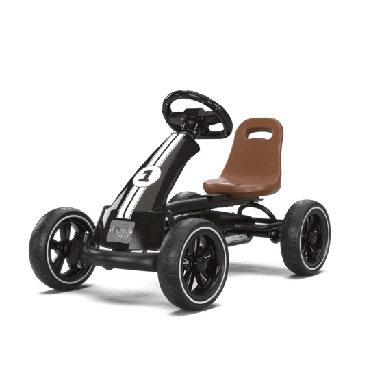 EXIT Foxy gokart dla dzieci czarny | gokart pedałowy od 2 lat