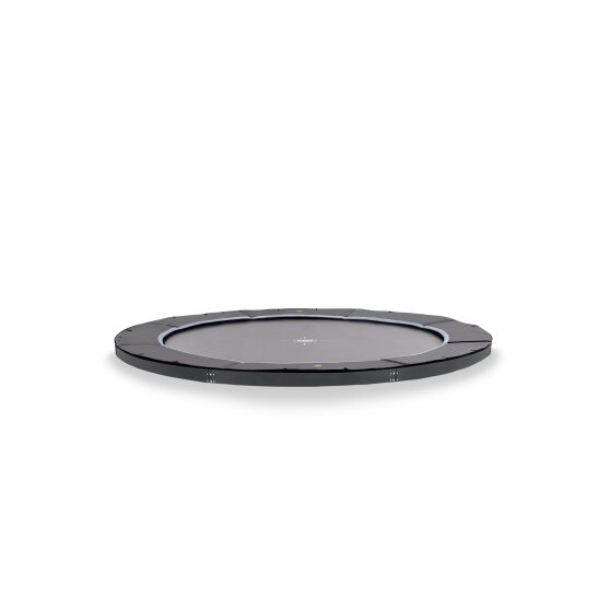 EXIT Dynamic ground level sports trampoline ø366cm - black