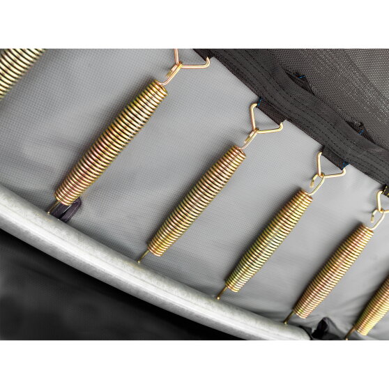 Trampolina ziemna sportowa Elegant Premium EXIT 244x427cm - czarna