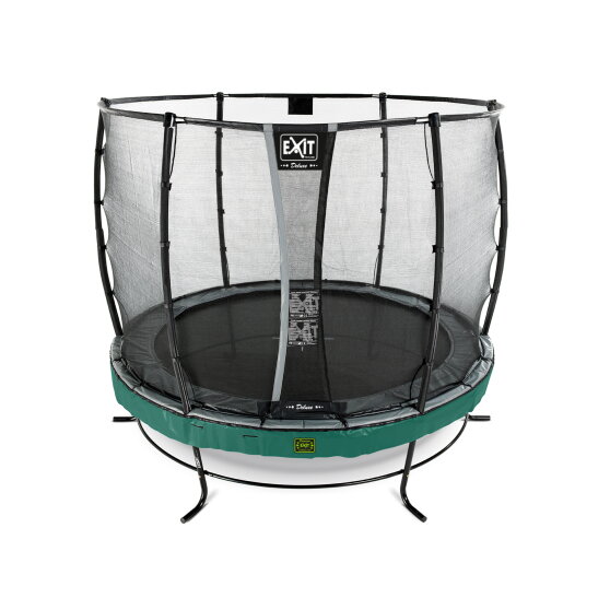 Trampolina Elegant Premium EXIT zestaw kompletny ø305cm - zielona