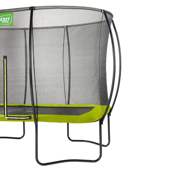 Trampolina Silhouette EXIT 214x305cm - zielona