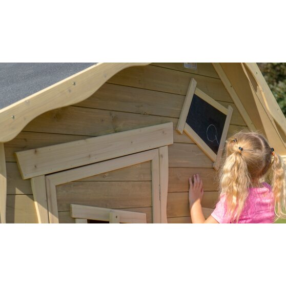 EXIT Crooky 100 wooden playhouse - grey-beige