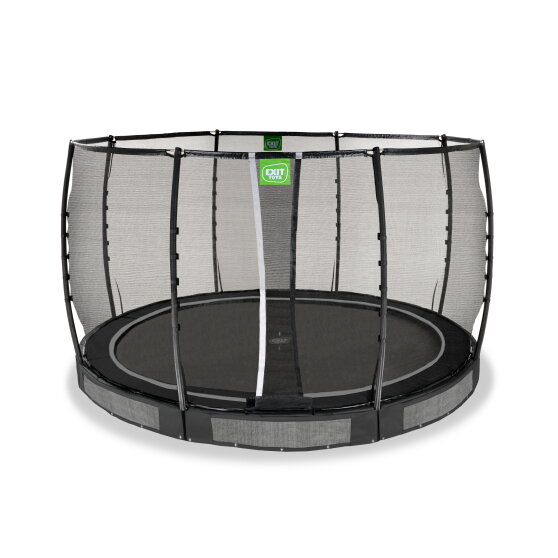 EXIT Allure Premium ground trampoline ø366cm - black