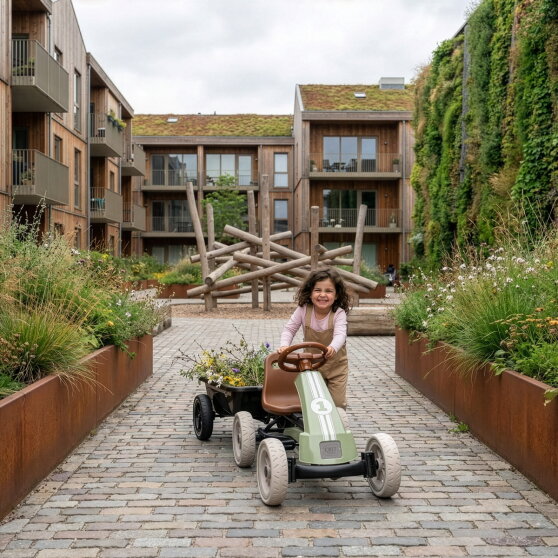 Przyczepa do gokarta EXIT Foxy &ndash; czarna