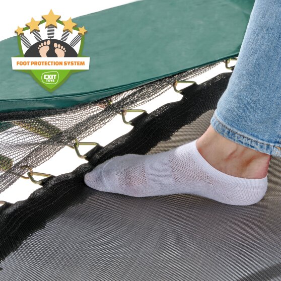 EXIT Allure Premium trampoline ø305cm - green