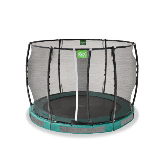 Trampolina ziemna Allure Premium EXIT ø305cm - zielona