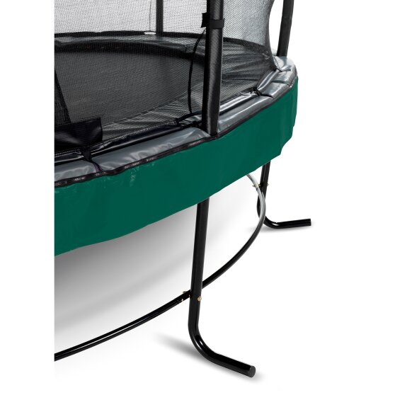 EXIT Elegant Premium trampoline ø253cm with Deluxe safetynet - green