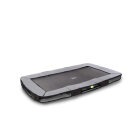 Trampolina ziemna sportowa Elegant EXIT 214x366cm - czarna