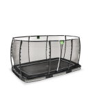 Trampolina ziemna Allure Premium EXIT 244x427cm - czarna