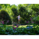 Trampolina ziemna sportowa Silhouette EXIT ø305cm - czarna