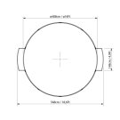 EXIT Panna field round ø488cm