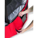 EXIT Elegant Premium ground trampoline ø305cm with Deluxe safety net - red