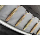 Trampolina ziemna sportowa Elegant Premium EXIT 214x366cm - czarna