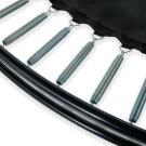 EXIT Dynamic ground level trampoline ø366cm with safety net - black
