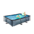 EXIT Stone pool 300x200x65cm with filter pump - grey