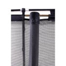 Trampolina Elegant Premium EXIT zestaw kompletny 244x427cm - czarna