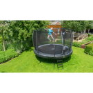 Trampolina Elegant Premium EXIT zestaw kompletny ø253cm - czarna