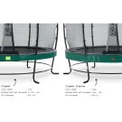 Trampolina Elegant Premium EXIT zestaw kompletny ø305cm - zielona