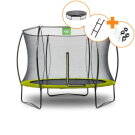 Trampolina Silhouette EXIT ø244cm - zielona + darmowy zestaw akcesoriów