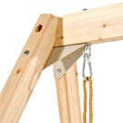 Drewniana huśtawka rosnąca z tobą EXIT Silvi