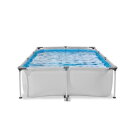 EXIT Soft Grey pool 300x200x65cm with filter pump - grey