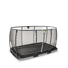 Trampolina ziemna Allure Premium EXIT 214x366cm - czarna
