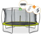 Trampolina Silhouette EXIT ø427cm - zielona + darmowy zestaw akcesoriów