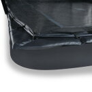 EXIT Dynamic ground level trampoline 275x458cm with safety net - black
