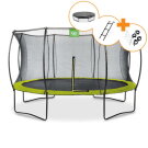 Trampolina Silhouette EXIT ø366cm - zielona + darmowy zestaw akcesoriów