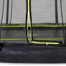 EXIT Silhouette ground trampoline 214x305cm with safety net - black
