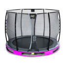 EXIT Elegant Premium ground trampoline ø305cm with Deluxe safety net - purple