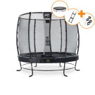 Trampolina Elegant Premium EXIT zestaw kompletny ø253cm - czarna