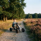 EXIT Foxy gokart dla dzieci czarny | gokart pedałowy od 2 lat