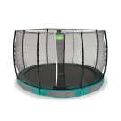Trampolina ziemna Allure Classic EXIT &oslash;366cm - zielona