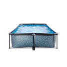 EXIT Stone pool 300x200x65cm with filter pump - grey