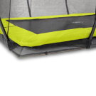 EXIT Silhouette ground trampoline 244x366cm with safety net - green