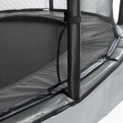 EXIT Elegant Premium ground trampoline ø427cm with Deluxe safety net - grey