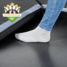 EXIT Dynamic ground level trampoline 305x519cm with safety net - black