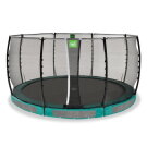 EXIT Allure Classic ground trampoline ø427cm - green