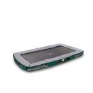 Trampolina ziemna sportowa Elegant Premium EXIT 244x427cm - zielona