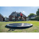 Trampolina ziemna sportowa Silhouette EXIT ø427cm - czarna