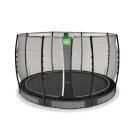 Trampolina ziemna Allure Classic EXIT &oslash;366cm - czarna