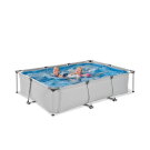 EXIT Soft Grey pool 300x200x65cm with filter pump - grey