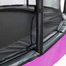 EXIT Elegant Premium ground trampoline ø427cm with Deluxe safety net - purple