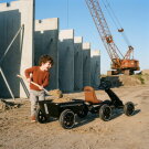 Przyczepa do gokarta EXIT Foxy &ndash; czarna