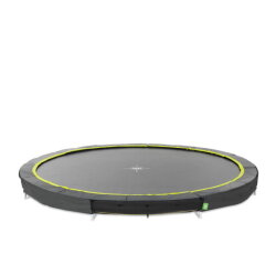 Trampolina ziemna sportowa Silhouette EXIT ø427cm - czarna