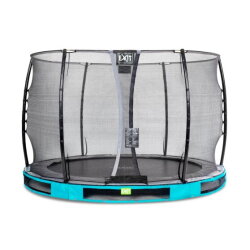 EXIT Elegant ground trampoline ø305cm with Economy safety net - blue